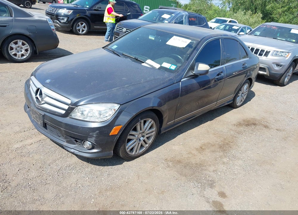 2008 MERCEDES-BENZ C CLASS VIN: WDDGF81XX8F048417