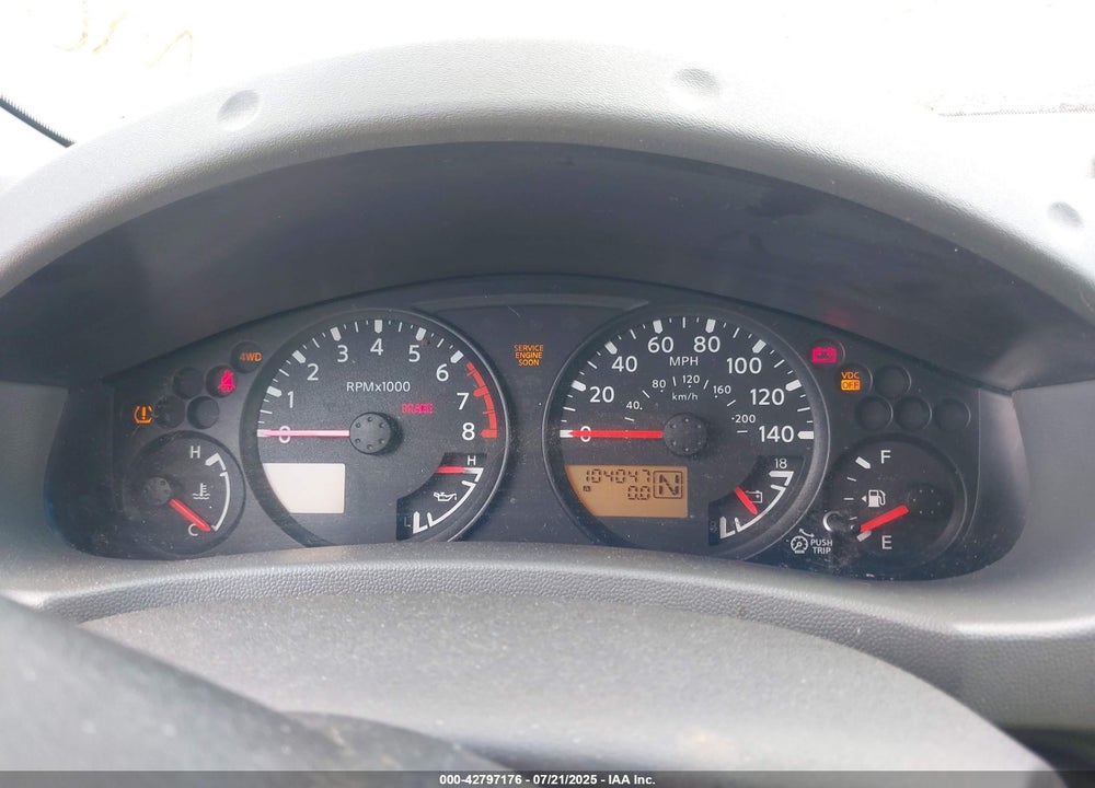 2006 NISSAN XTERRA VIN: 5N1AN08W06C557699