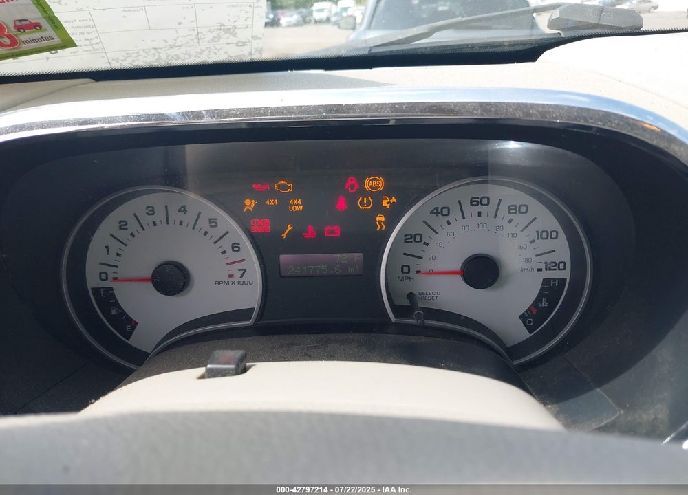 2007 FORD EXPLORER SPORT TRAC VIN: 1FMEU51K37UA29529