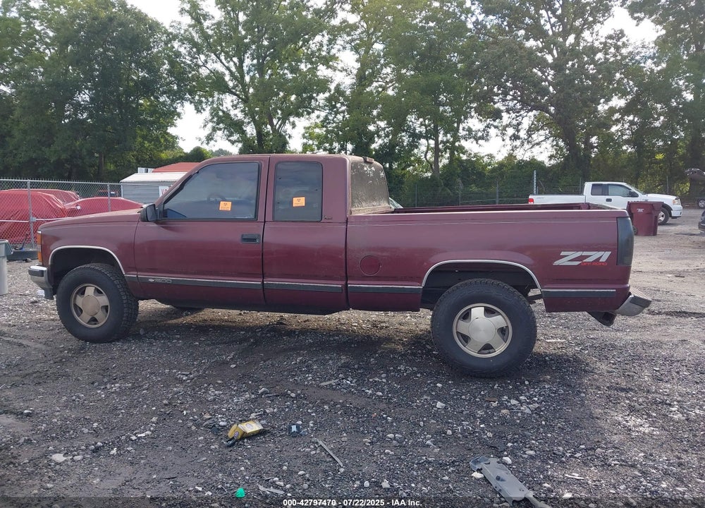 1997 CHEVROLET K1500 FLEETSIDE VIN: 2GCEK19R3V1186149