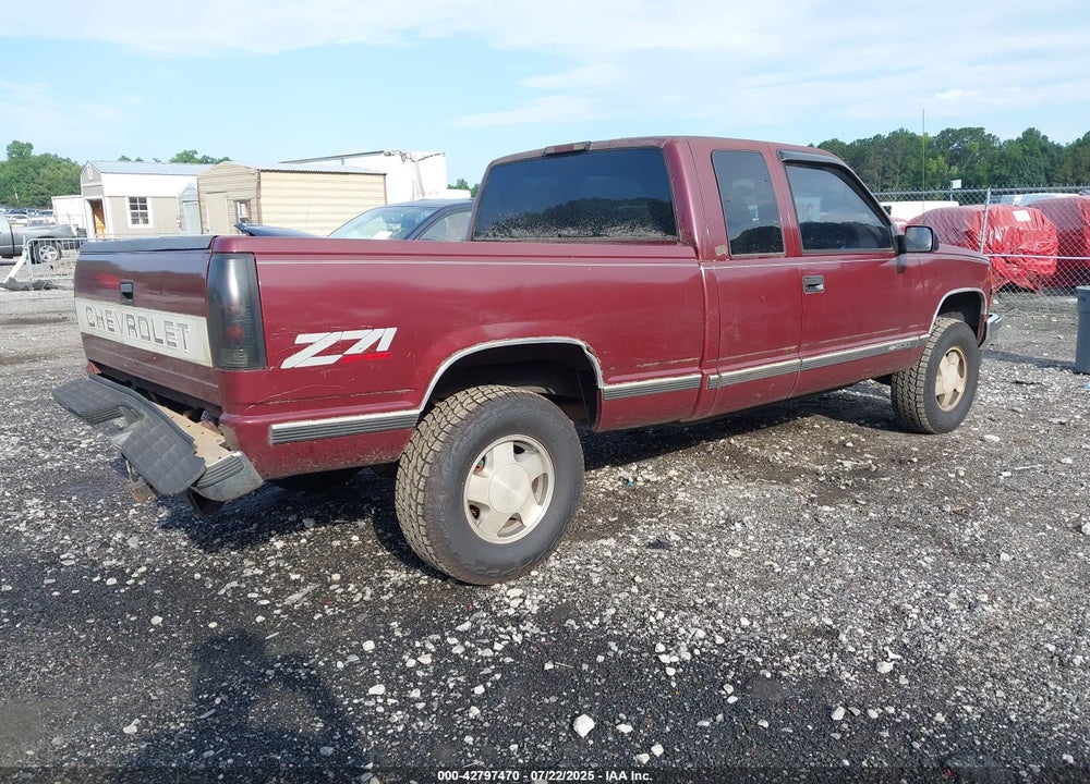 1997 CHEVROLET K1500 FLEETSIDE VIN: 2GCEK19R3V1186149
