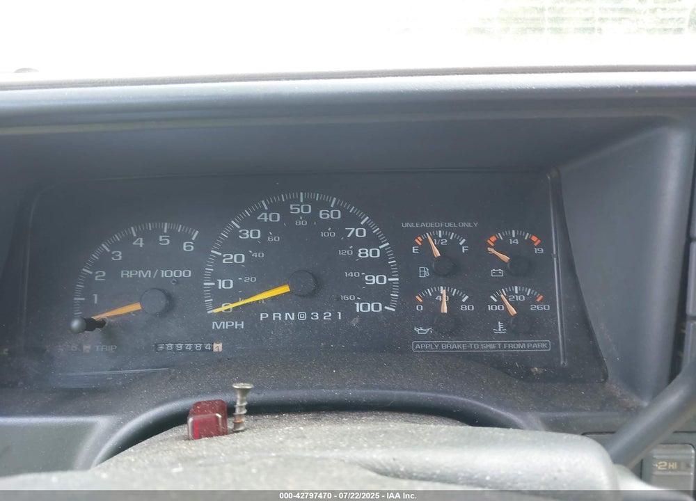 1997 CHEVROLET K1500 FLEETSIDE VIN: 2GCEK19R3V1186149
