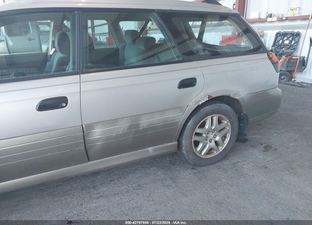 2003 SUBARU OUTBACK VIN: 4S3BH665237650001