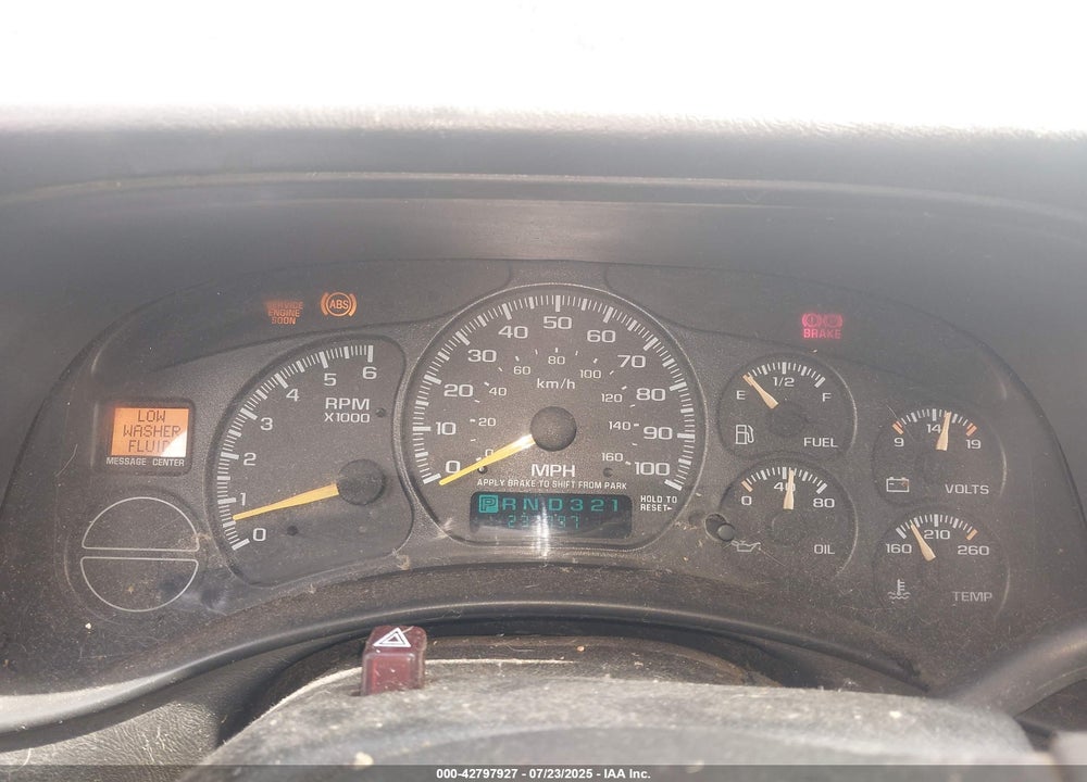 2000 CHEVROLET SILVERADO 1500 VIN: 1GCEK14V6YE424020