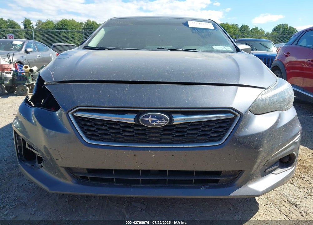 2017 SUBARU IMPREZA VIN: 4S3GKAA68H3616430