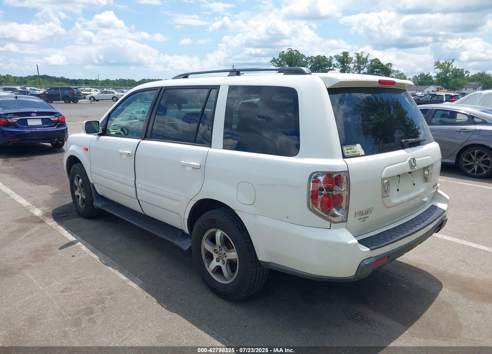 2008 HONDA PILOT EX-L VIN: 5FNYF18578B049331