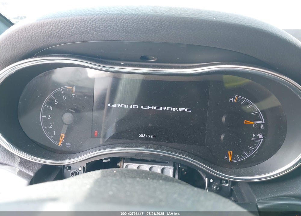 2021 JEEP GRAND CHEROKEE VIN: 1C4RJFBG5MC581758
