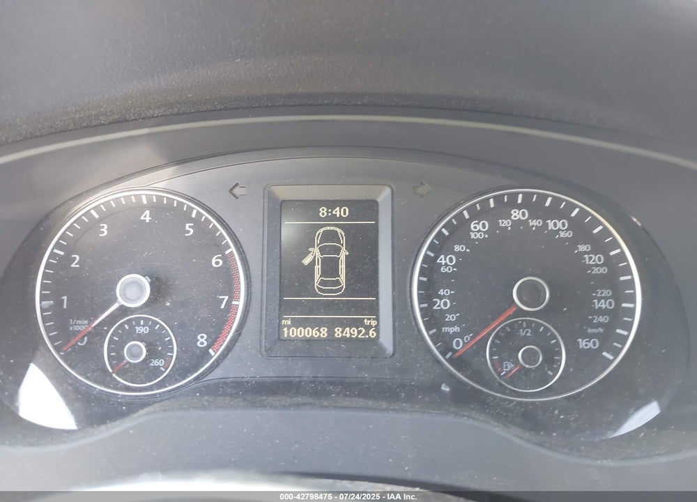 2014 VOLKSWAGEN JETTA VIN: 3VW4T7AJ8EM258972