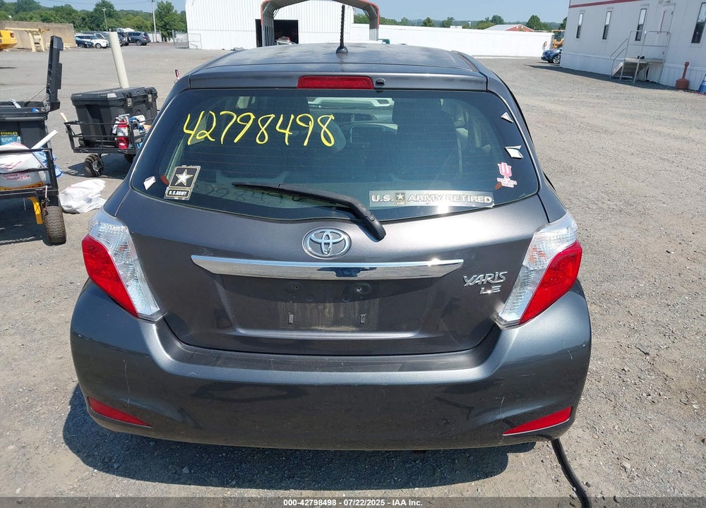 2014 TOYOTA YARIS VIN: JTDKTUD35ED574489