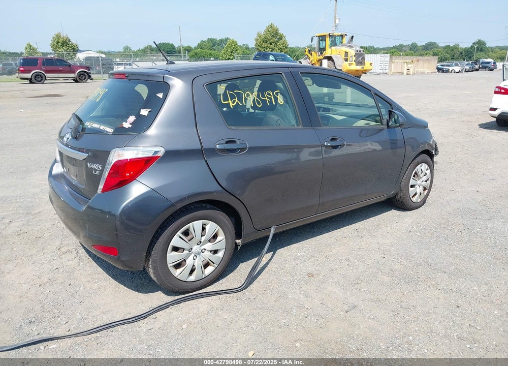 2014 TOYOTA YARIS VIN: JTDKTUD35ED574489