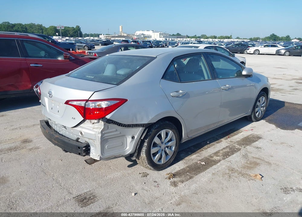 2016 TOYOTA COROLLA VIN: 2T1BURHEXGC481800
