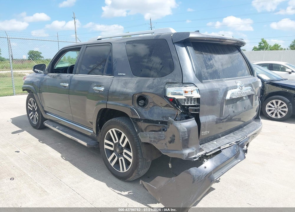 2019 TOYOTA 4RUNNER VIN: JTEZU5JR6K5208679