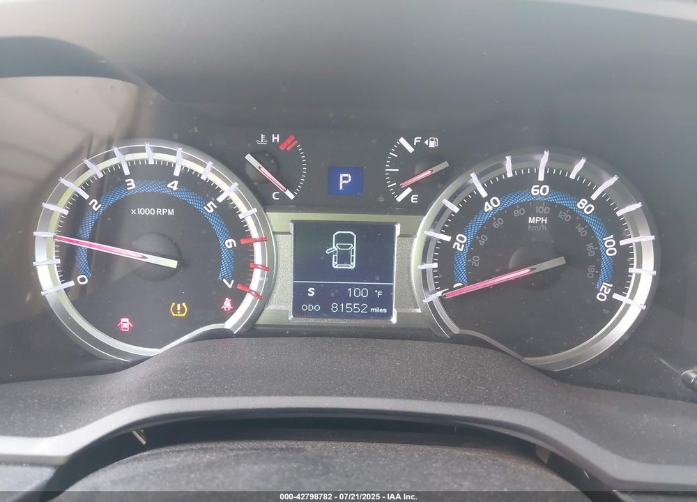 2019 TOYOTA 4RUNNER VIN: JTEZU5JR6K5208679