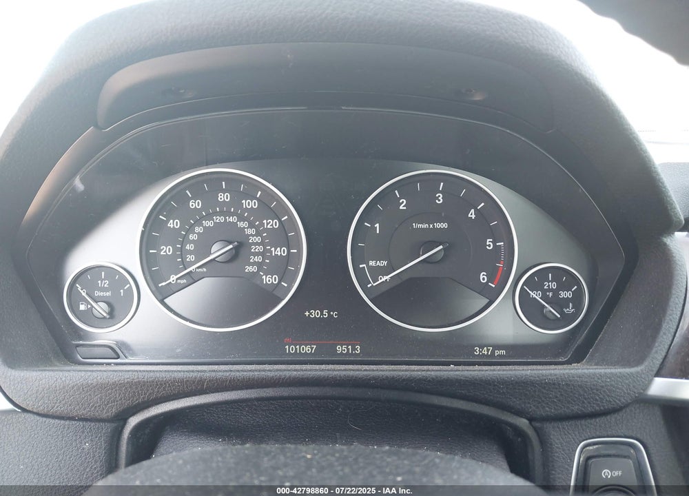 2015 BMW 3 SERIES VIN: WBA3D5C59FK290917