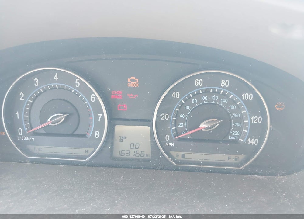 2007 KIA OPTIMA LX VIN: KNAGE123375163667