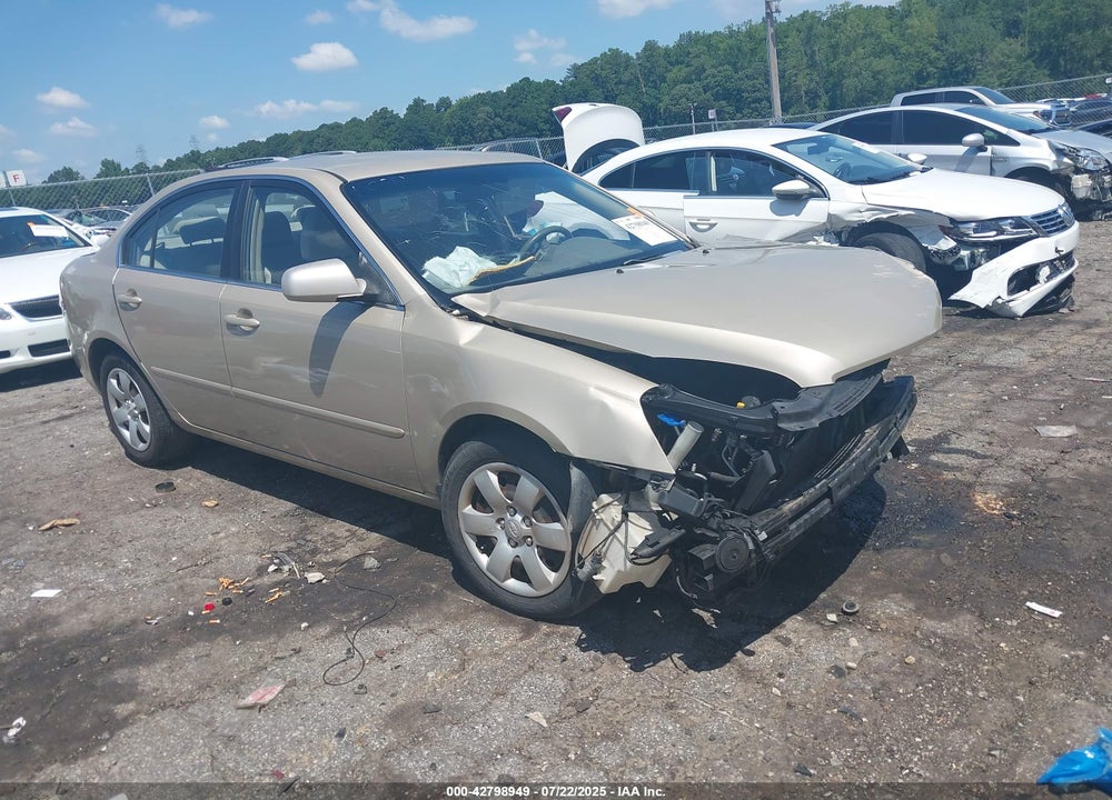2007 KIA OPTIMA LX VIN: KNAGE123375163667