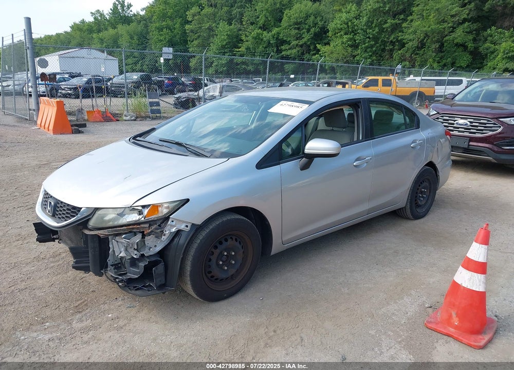 2014 HONDA CIVIC VIN: 19XFB2F56EE210409