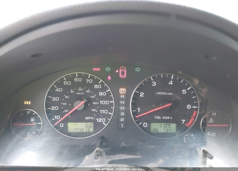 2004 SUBARU LEGACY L/L W/35TH ANNIVERSARY EDITION VIN: 4S3BH625247302366