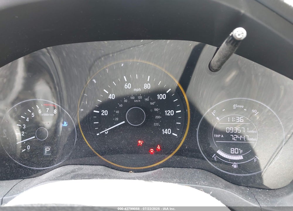 2019 HONDA HR-V VIN: 3CZRU6H35KG701574