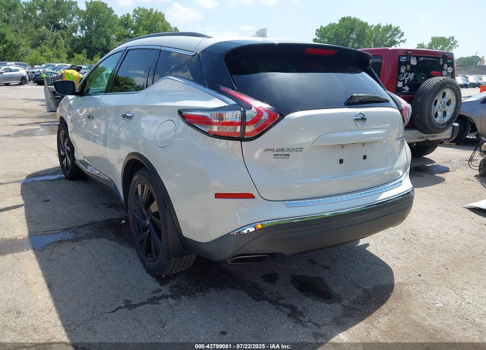 2017 NISSAN MURANO VIN: 5N1AZ2MH5HN142554