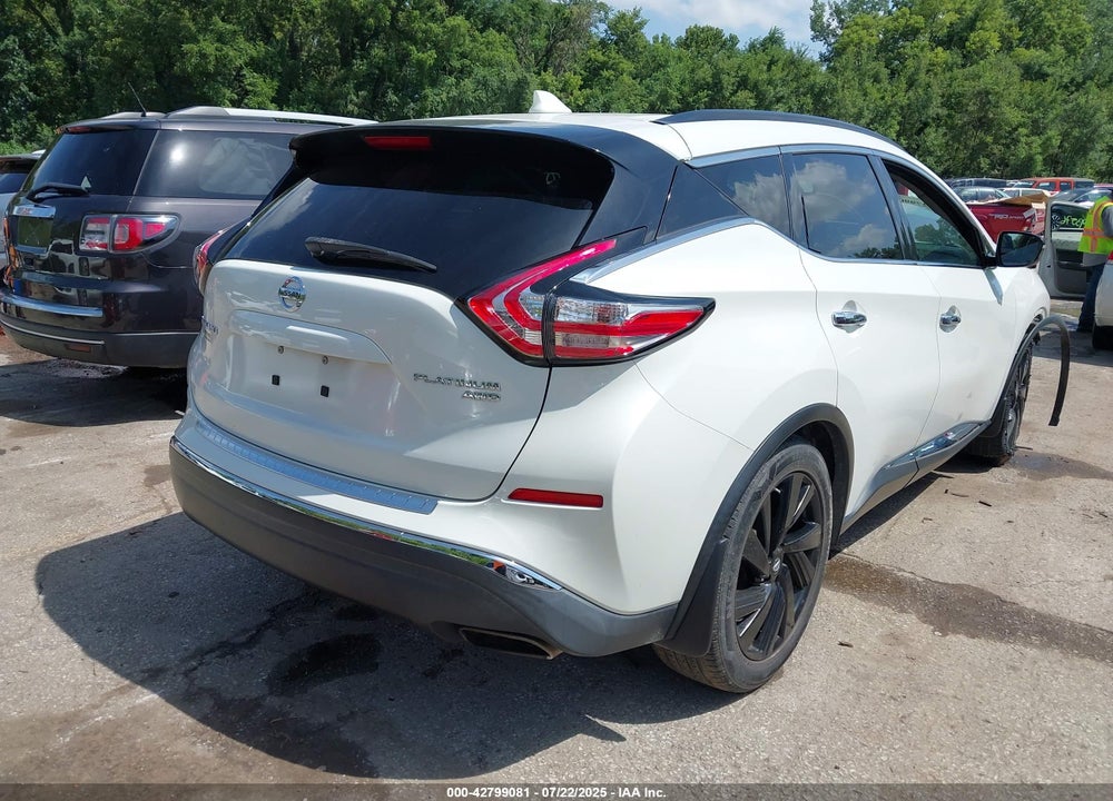 2017 NISSAN MURANO VIN: 5N1AZ2MH5HN142554