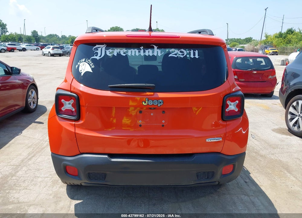 2017 JEEP RENEGADE LATITUDE FWD VIN: ZACCJABB4HPE60718