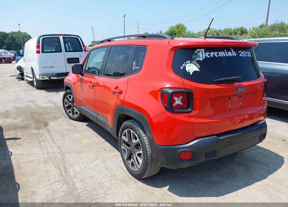 2017 JEEP RENEGADE LATITUDE FWD VIN: ZACCJABB4HPE60718