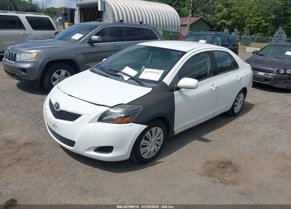 2012 TOYOTA YARIS VIN: JTDBT4K3XCL035629