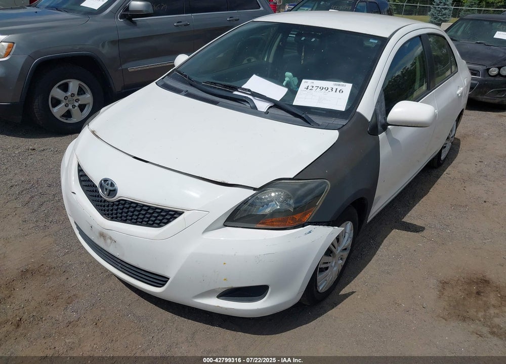 2012 TOYOTA YARIS VIN: JTDBT4K3XCL035629