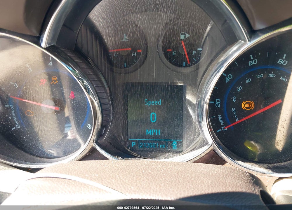2012 CHEVROLET CRUZE VIN: 1G1PH5SC0C7134863