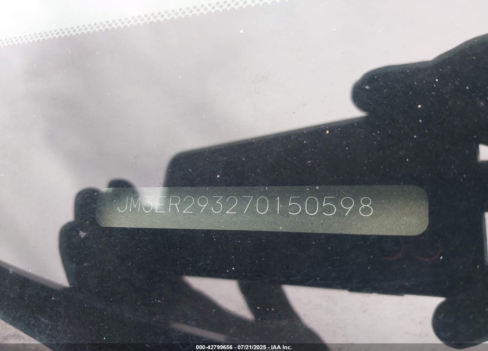 2007 MAZDA CX-7 VIN: JM3ER293270150598