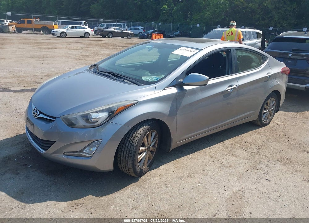 2015 HYUNDAI ELANTRA VIN: 5NPDH4AE8FH557603