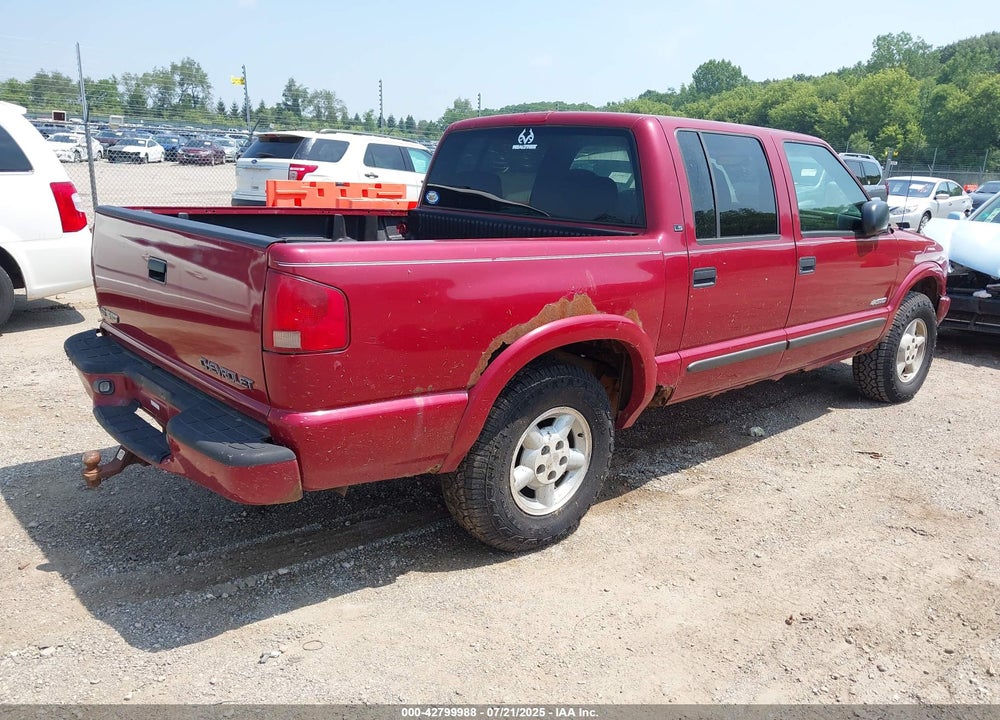 2004 CHEVROLET S-10 LS VIN: 1GCDT13X14K119466