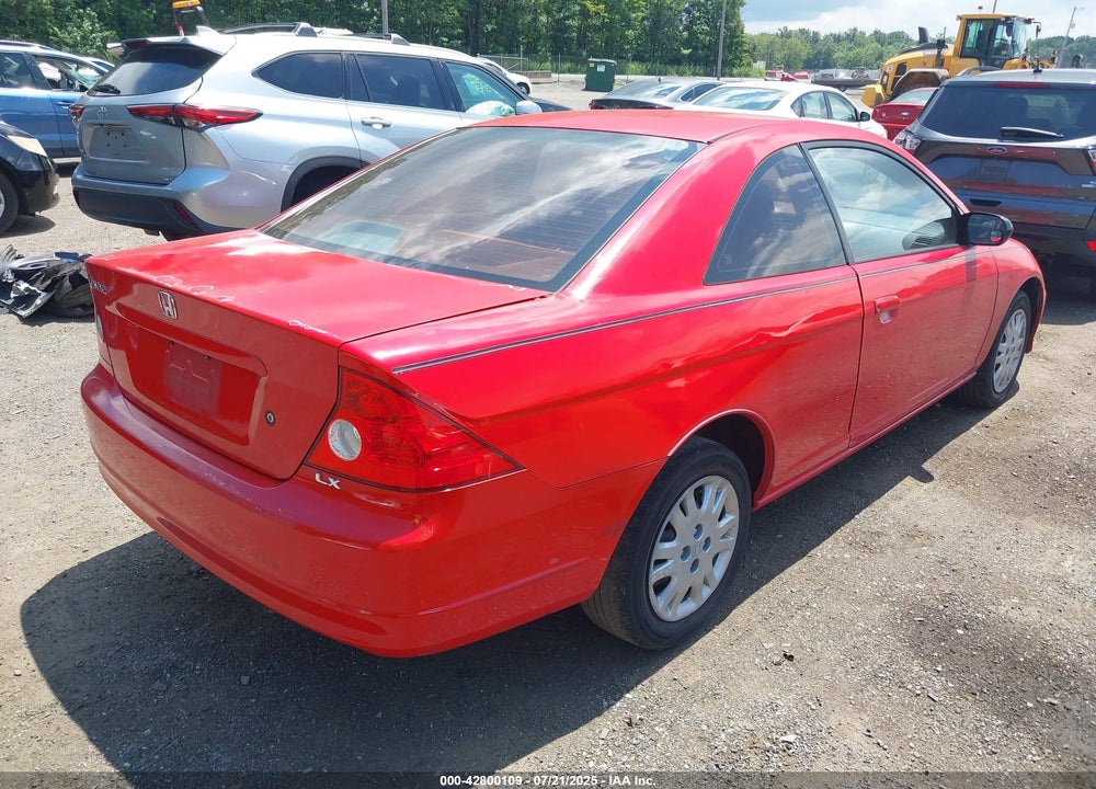 2004 HONDA CIVIC LX VIN: 1HGEM22544L049125