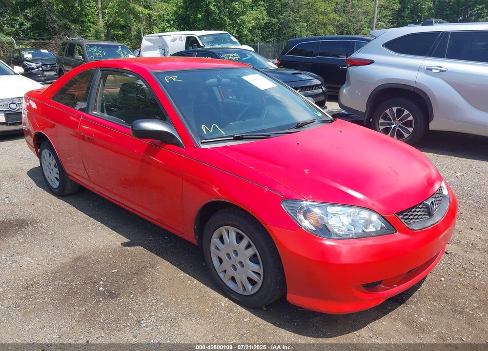 2004 HONDA CIVIC LX VIN: 1HGEM22544L049125