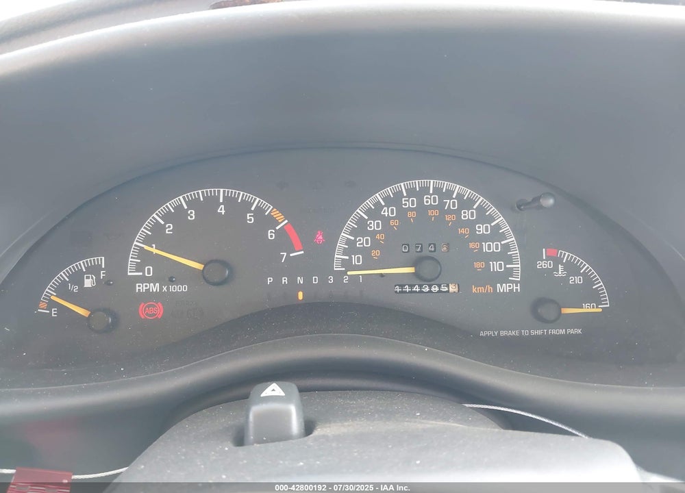 1998 PONTIAC GRAND PRIX VIN: 1G2WP1212WF305706