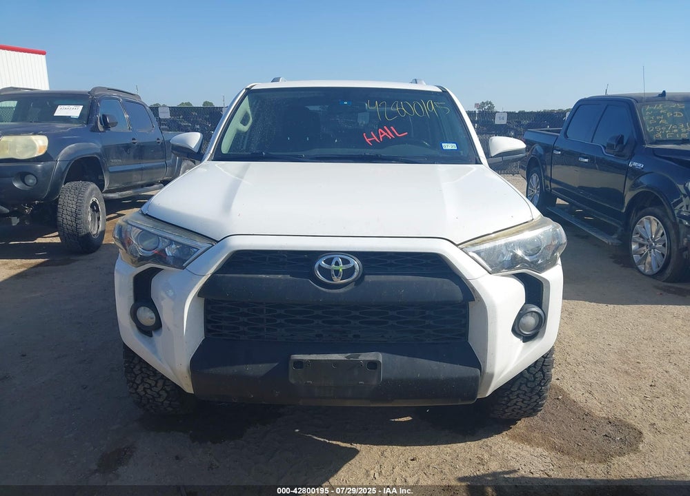 2014 TOYOTA 4RUNNER VIN: JTEZU5JR3E5067672