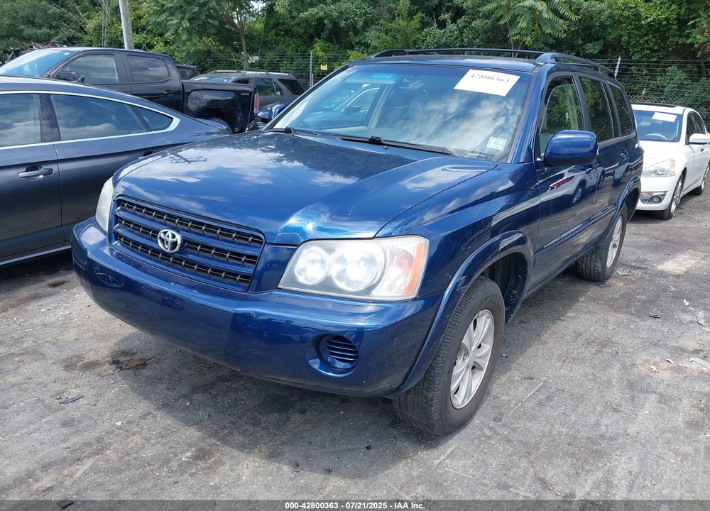 2003 TOYOTA HIGHLANDER V6 VIN: JTEHF21A330121996