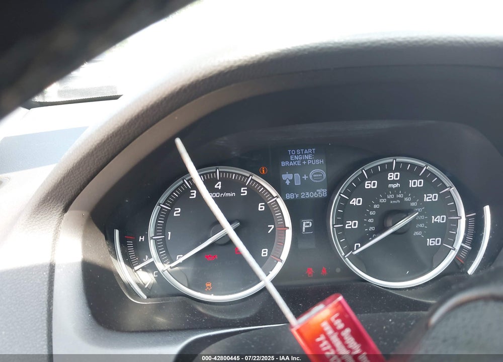 2016 ACURA TLX VIN: 19UUB1F38GA009862