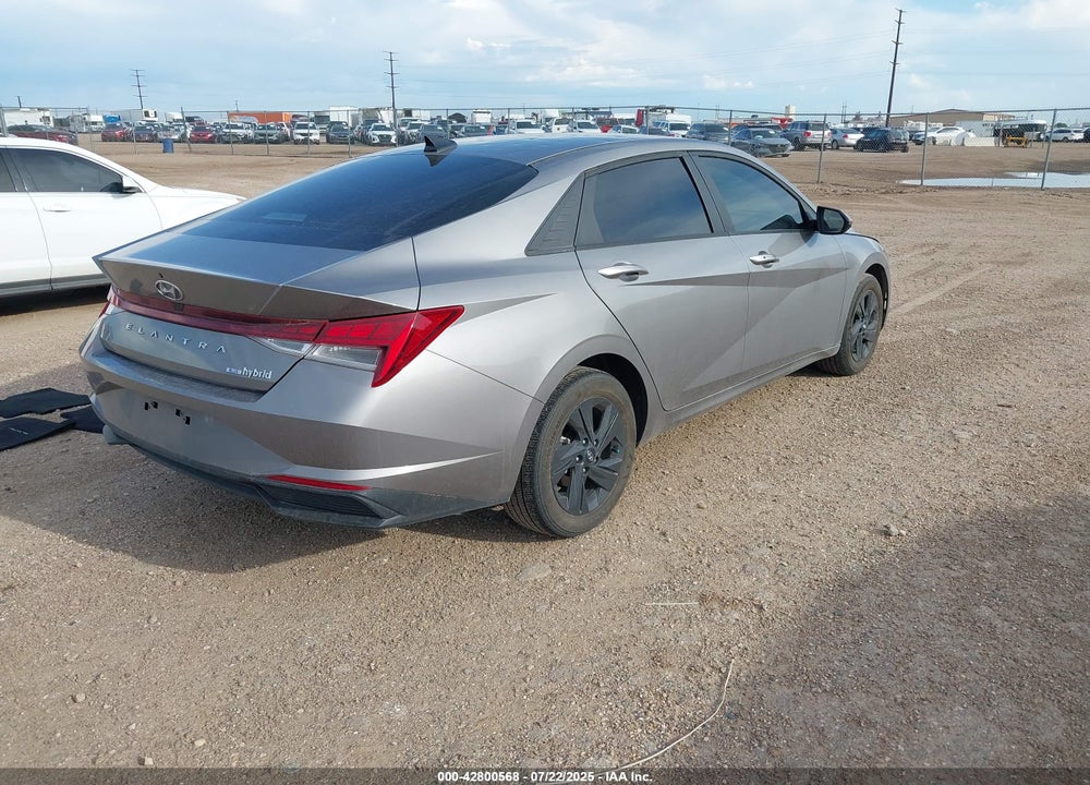 2023 HYUNDAI ELANTRA HYBRID BLUE VIN: KMHLM4AJ6PU077096