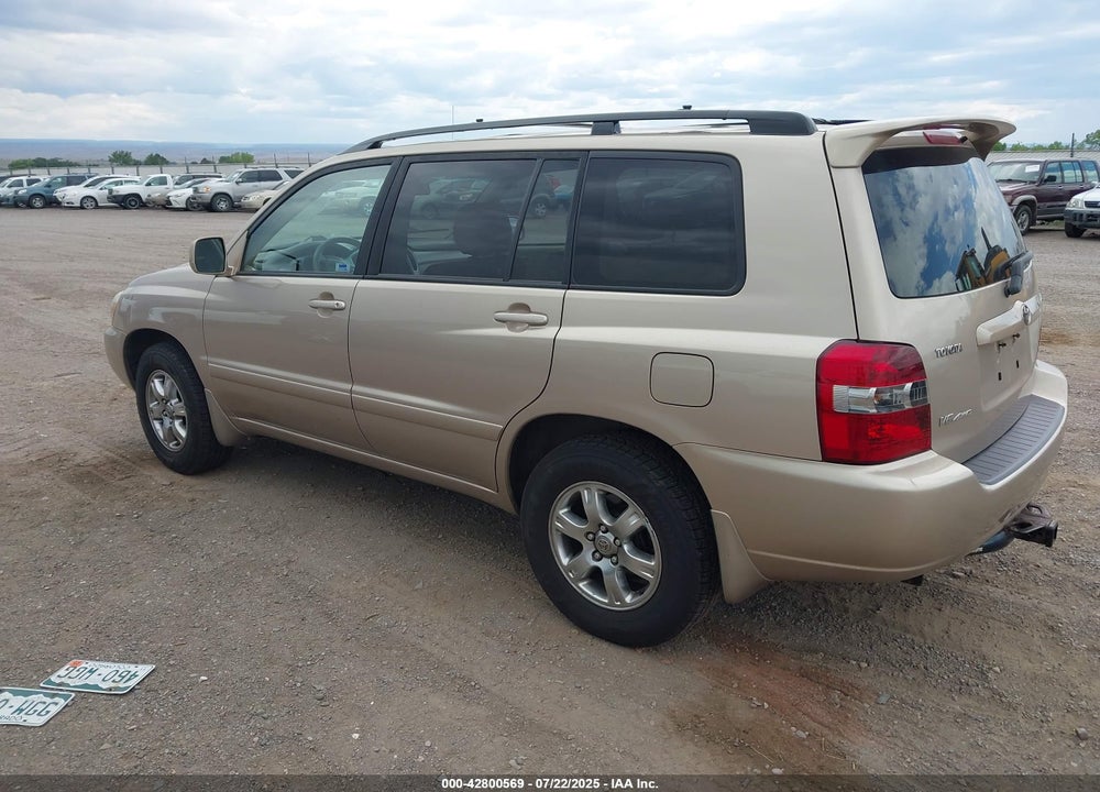 2007 TOYOTA HIGHLANDER VIN: JTEEP21A070216571