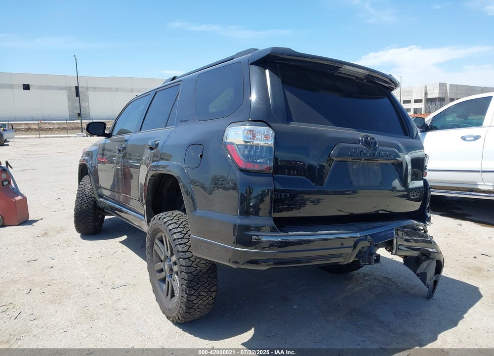2019 TOYOTA 4RUNNER LIMITED NIGHTSHADE VIN: JTEZU5JR8K5212460