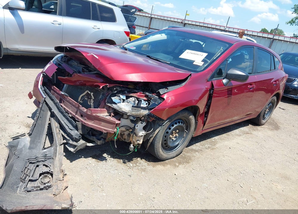 2019 SUBARU IMPREZA VIN: 4S3GTAA69K1751738