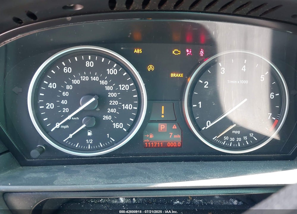2008 BMW 5 SERIES VIN: WBANV93548CZ67947