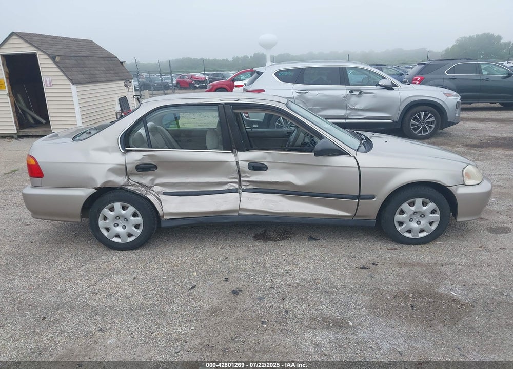 2000 HONDA CIVIC LX VIN: 1HGEJ6675YL067747