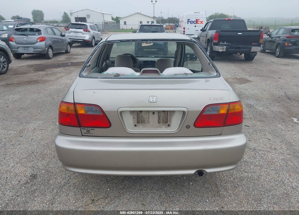 2000 HONDA CIVIC LX VIN: 1HGEJ6675YL067747