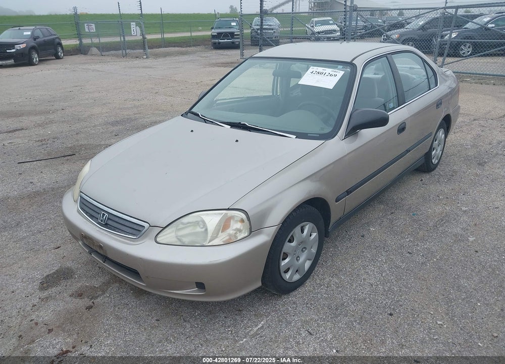 2000 HONDA CIVIC LX VIN: 1HGEJ6675YL067747