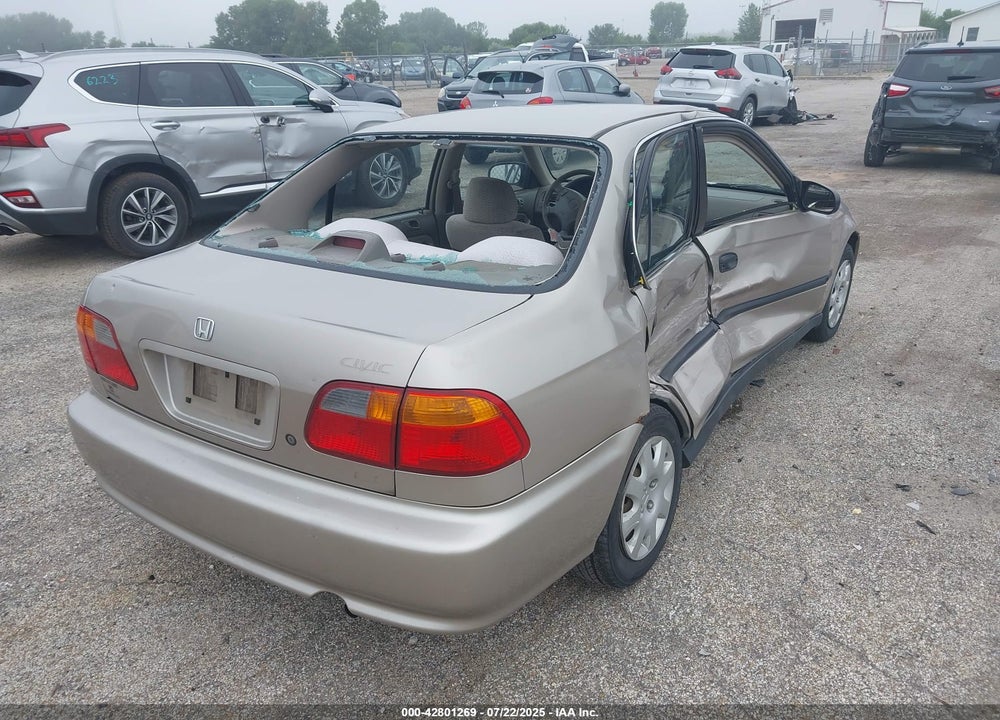 2000 HONDA CIVIC LX VIN: 1HGEJ6675YL067747