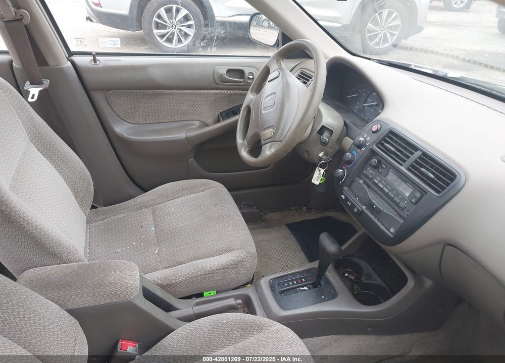 2000 HONDA CIVIC LX VIN: 1HGEJ6675YL067747