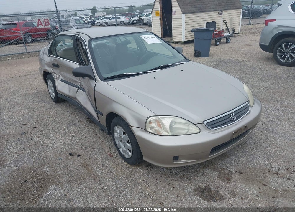 2000 HONDA CIVIC LX VIN: 1HGEJ6675YL067747